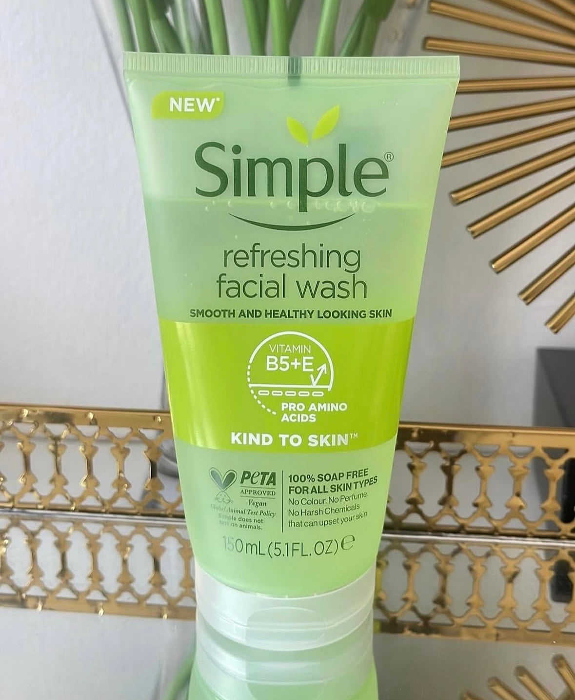 Simple face wash (kind to skin)