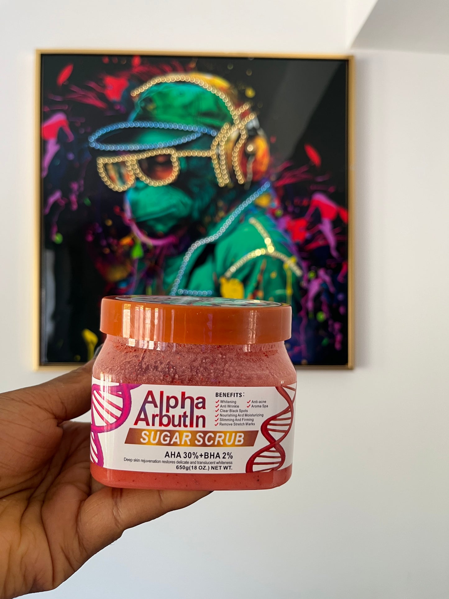 Alpha Arbutin Sugar scrub