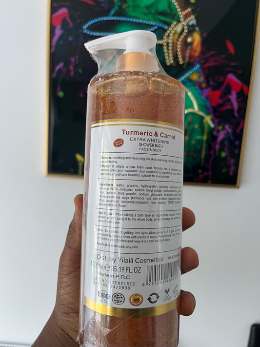 Skin secret shower gel (Tumeric Exfoliating shower gel)