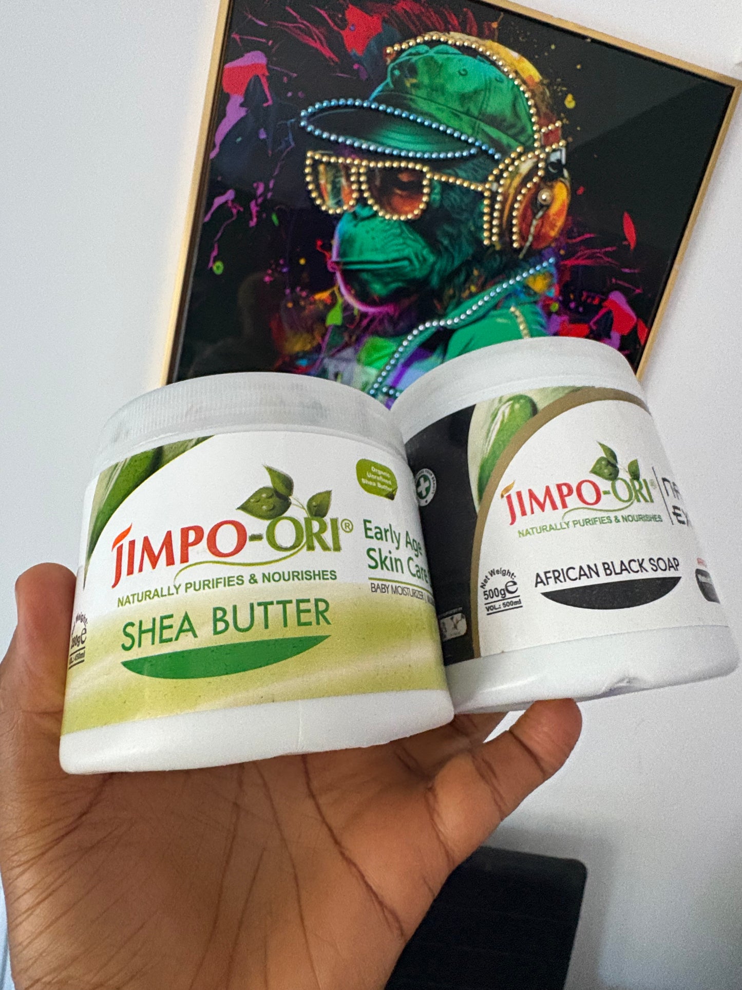 Jimpo Ori and Black soap