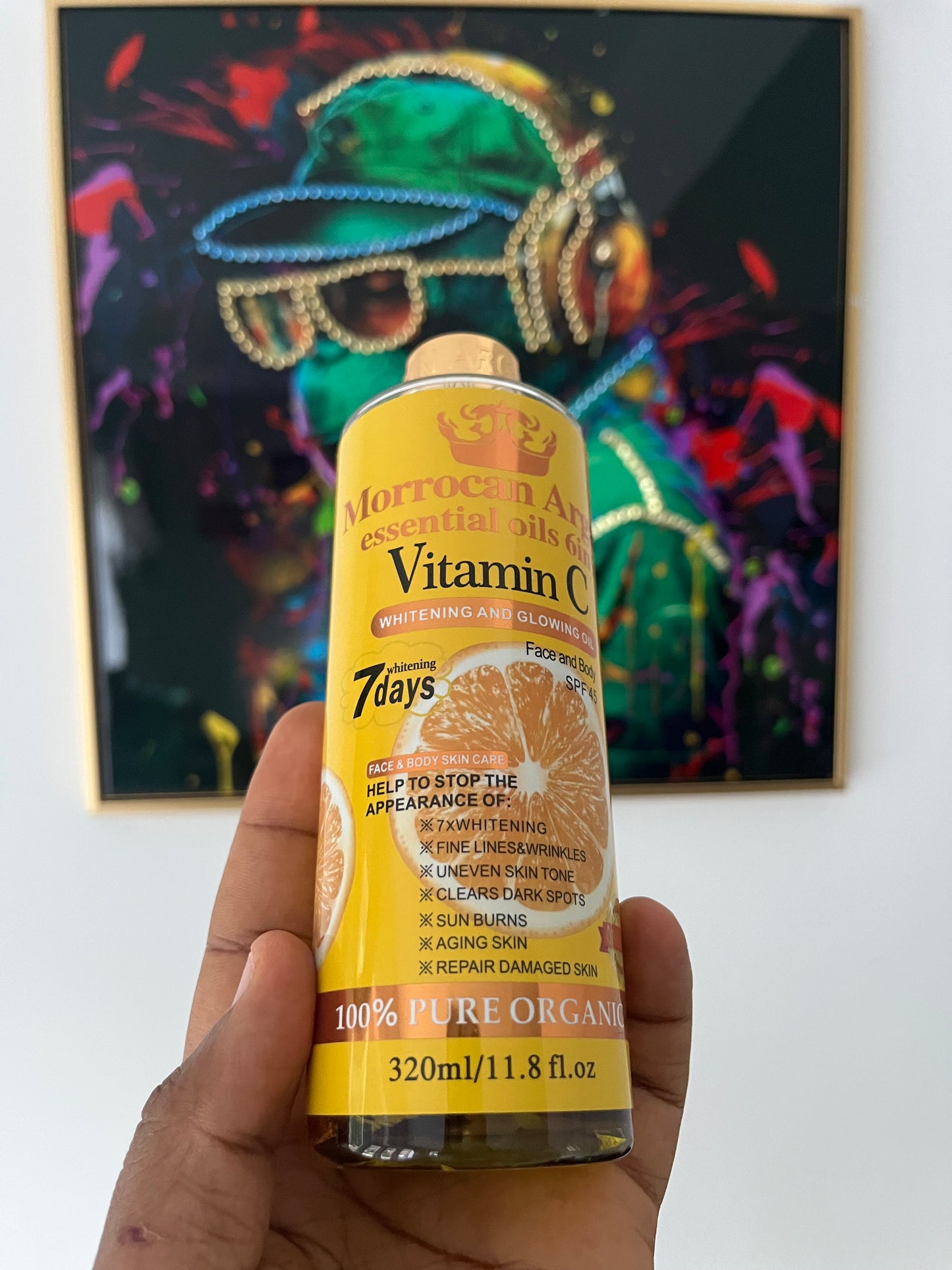 Morrocan Argan Vitamin C body oil