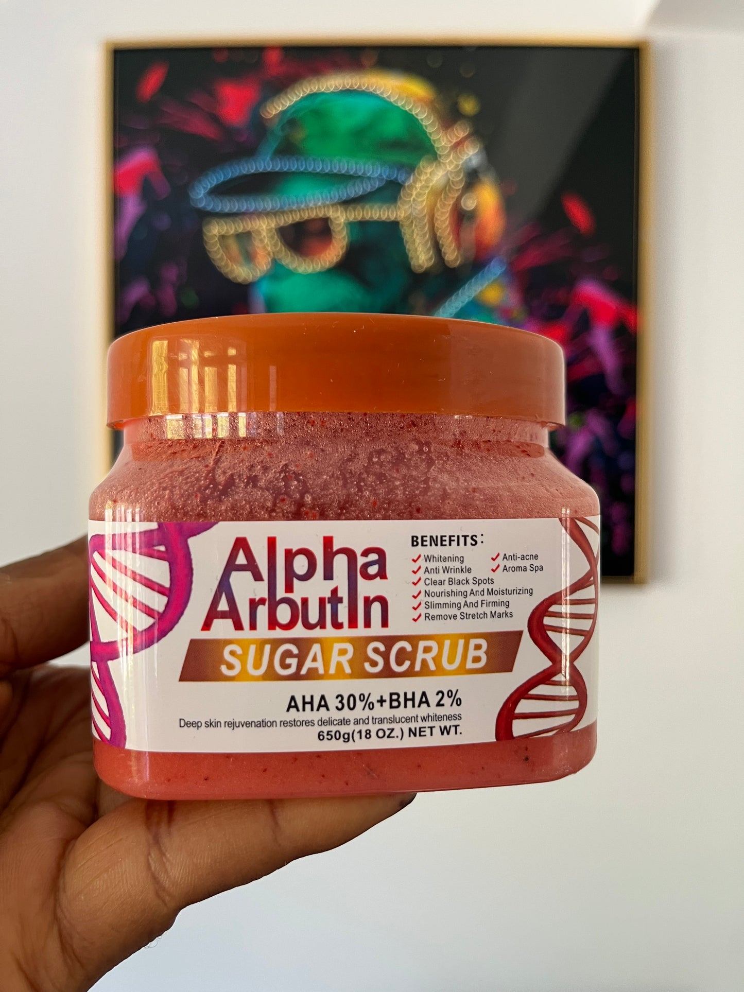 Alpha Arbutin Sugar scrub