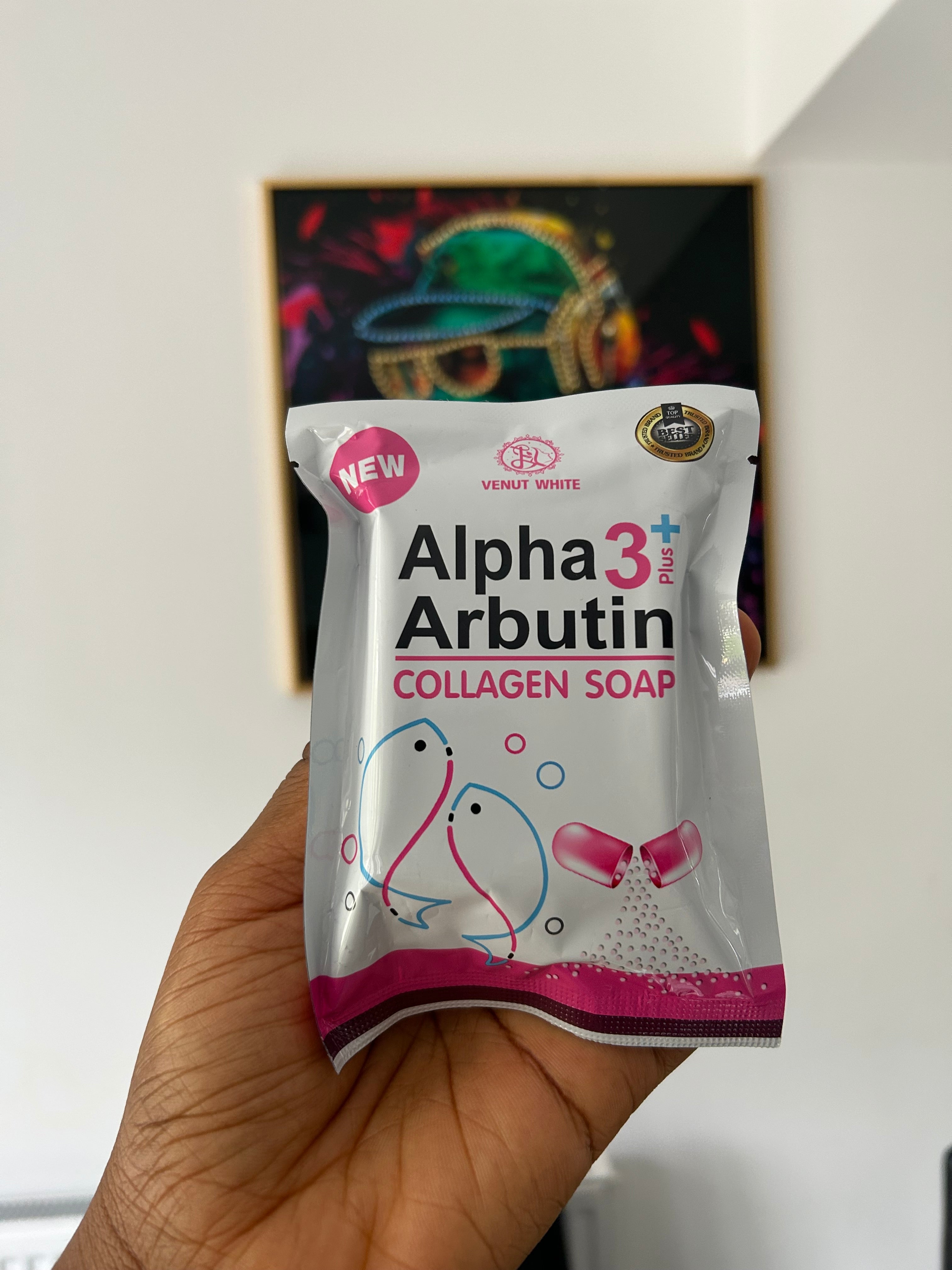 Alpha Arbutin Collagen face soap