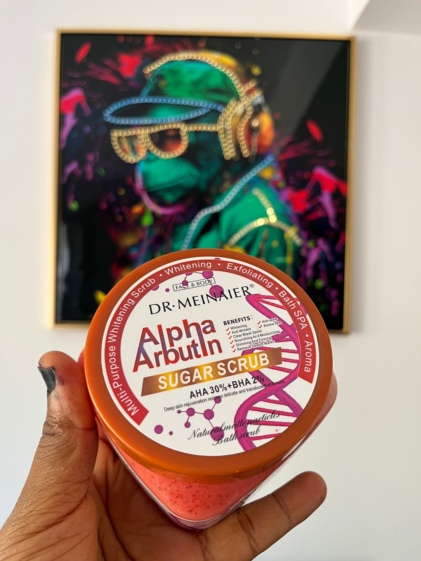 Alpha Arbutin Sugar scrub
