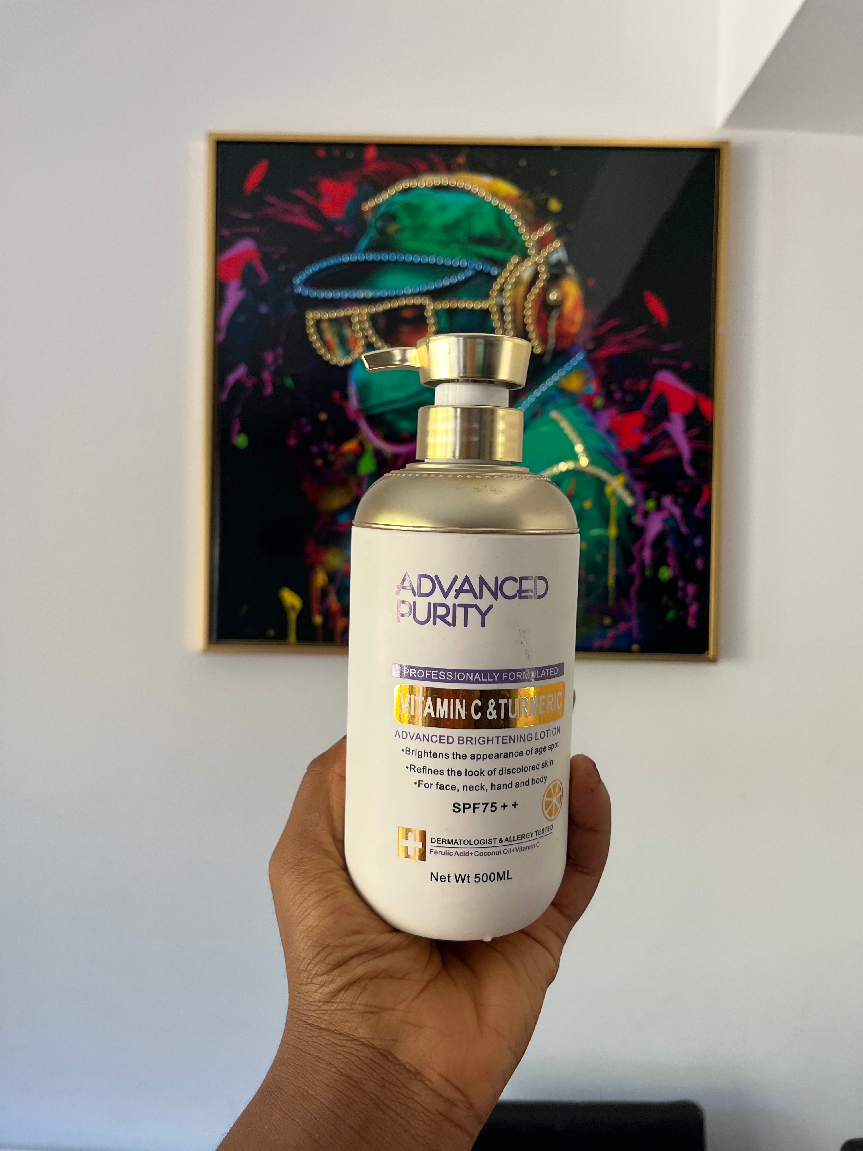 Advanced purity(Vitamin c and Tumeric) Brightning body lotion