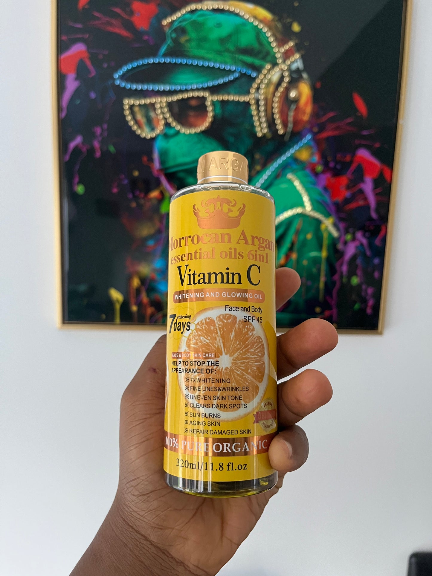 Morrocan Argan Vitamin C body oil