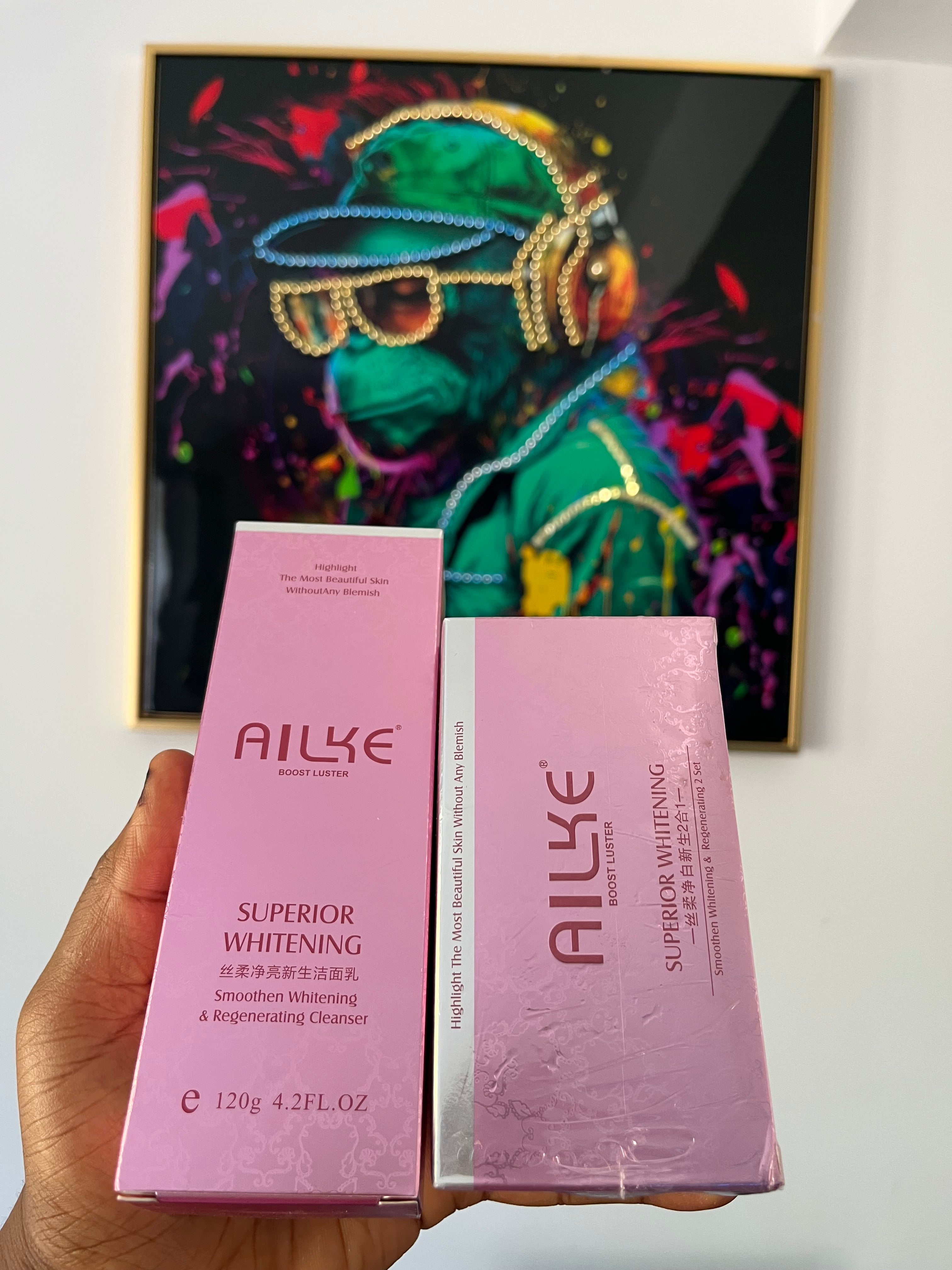 Ailke Day and Night Whitening face cream with cleanser