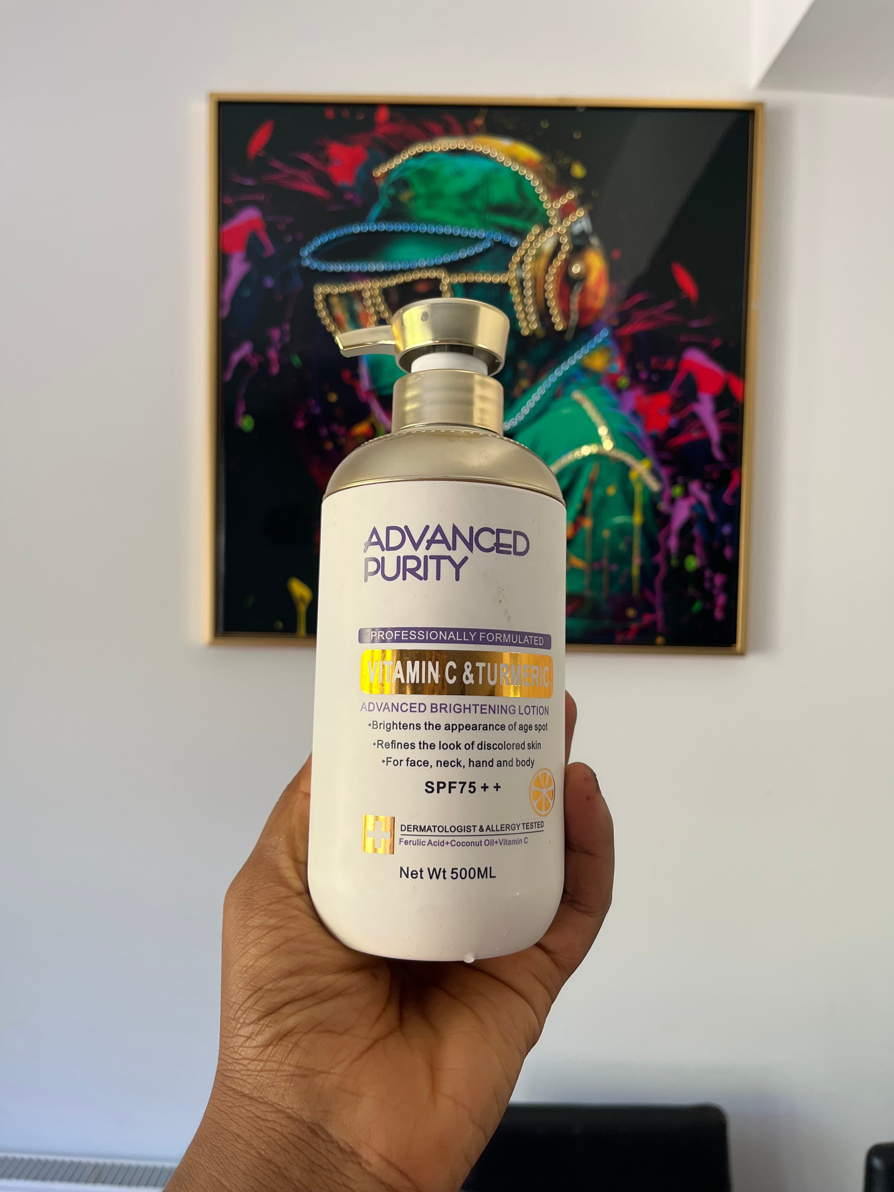 Advanced purity(Vitamin c and Tumeric) Brightning body lotion