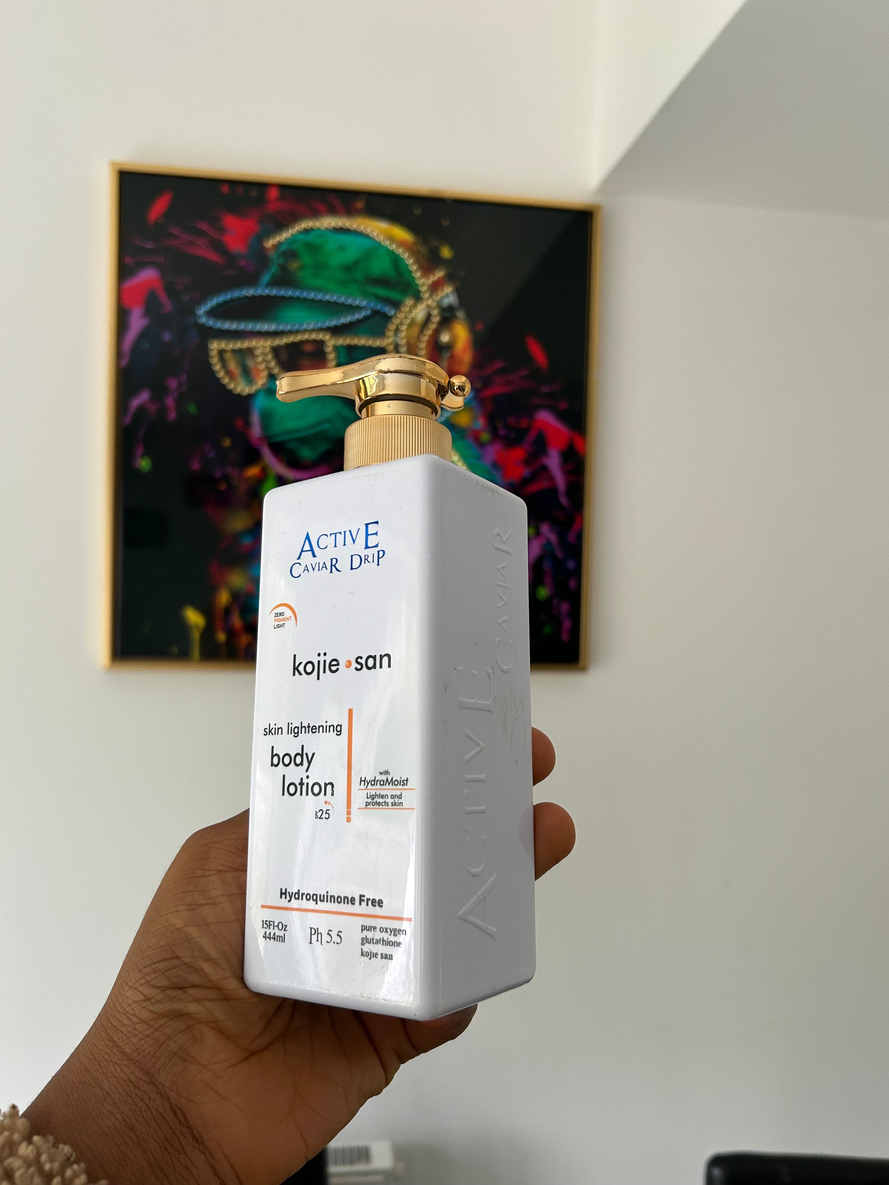 Active Carvia Kojie San body lotion