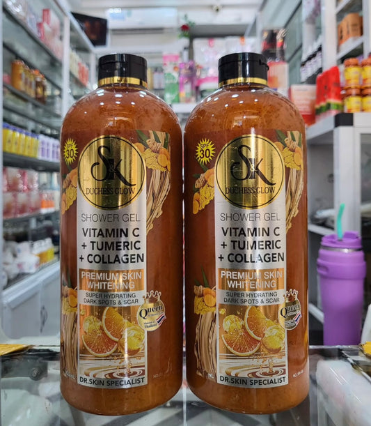 Sk Shower gel (Vitamin c + Tumeric + Collagen)