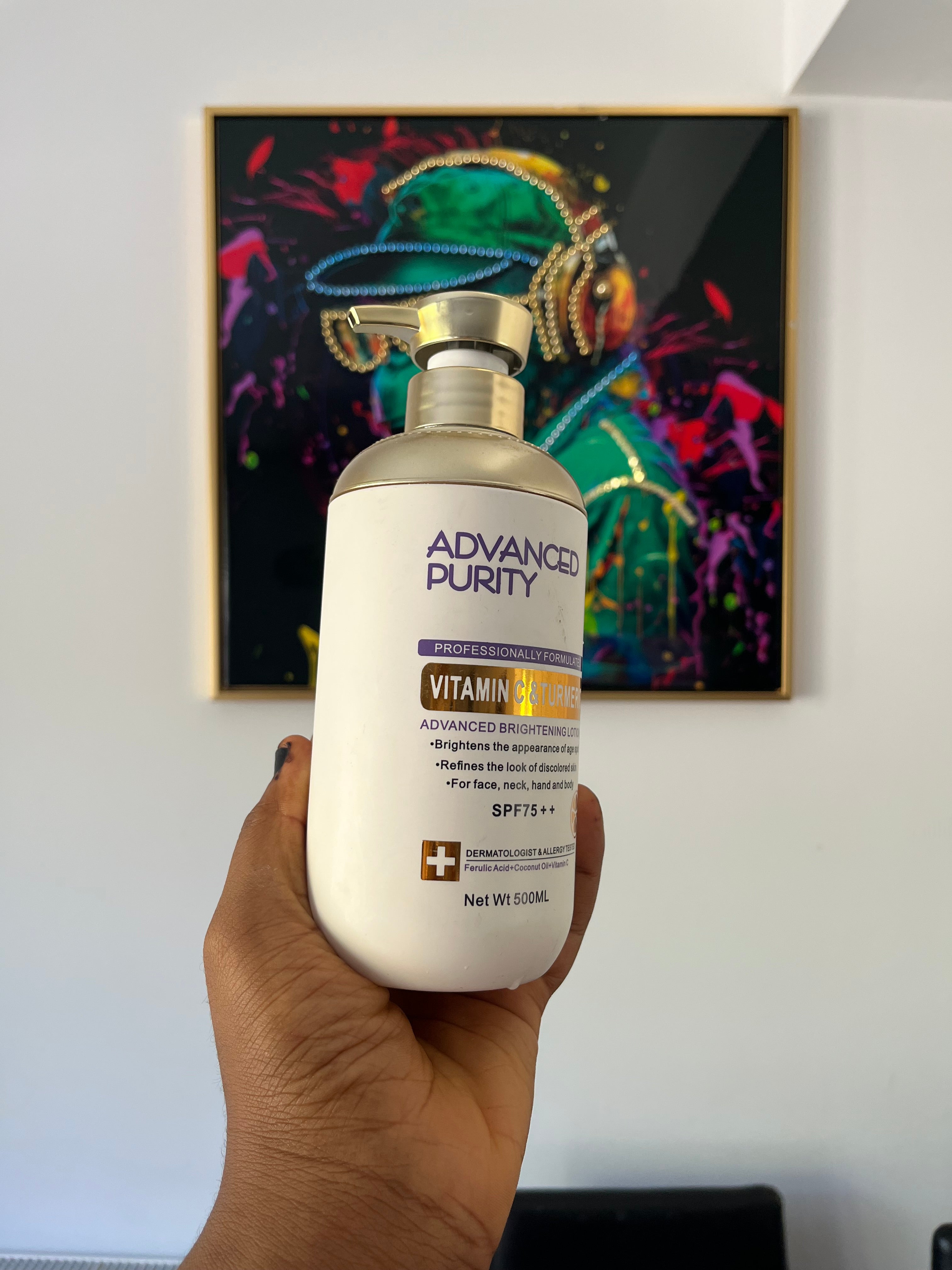 Advanced purity(Vitamin c and Tumeric) Brightning body lotion