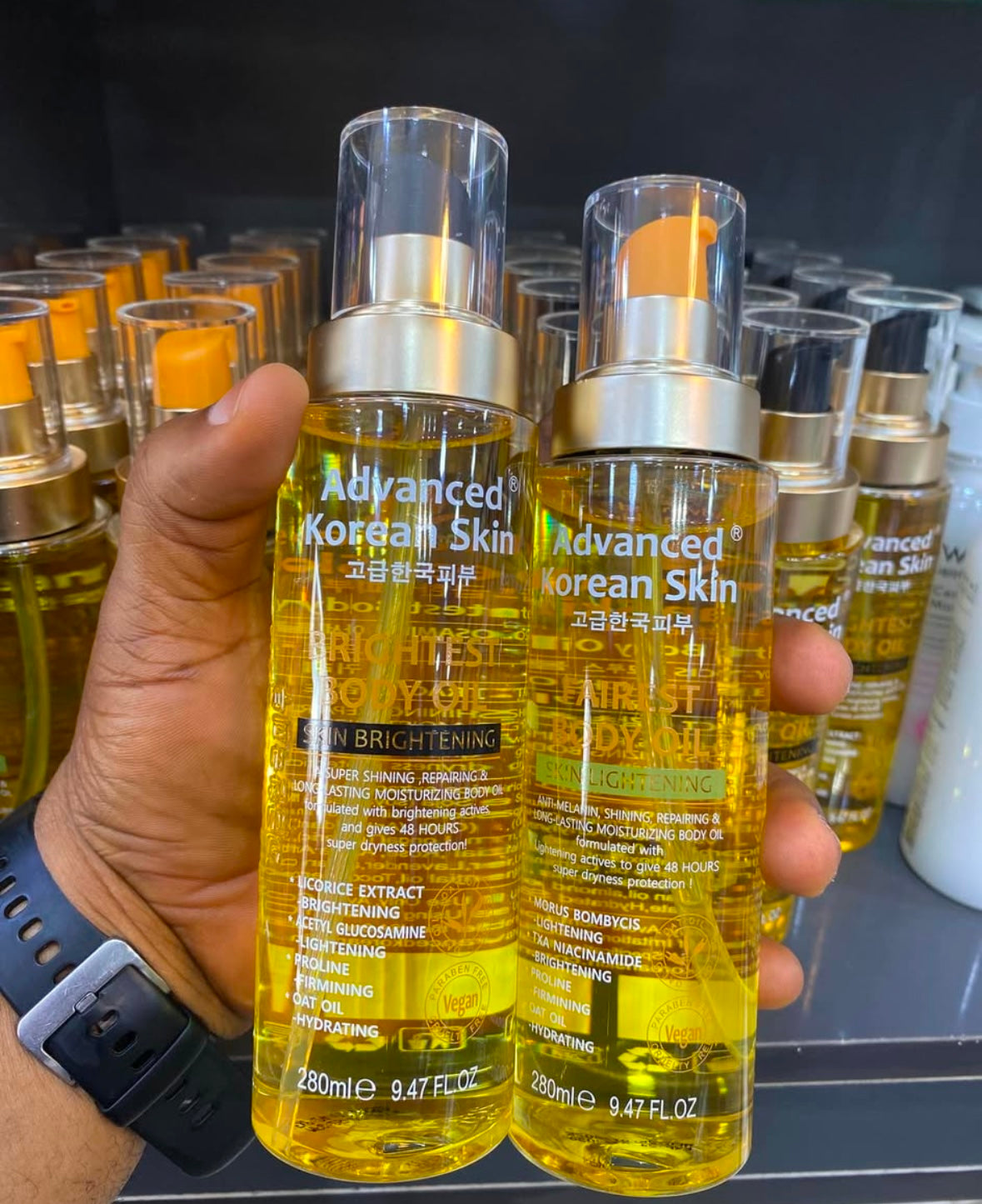 Advanced Korean body oil